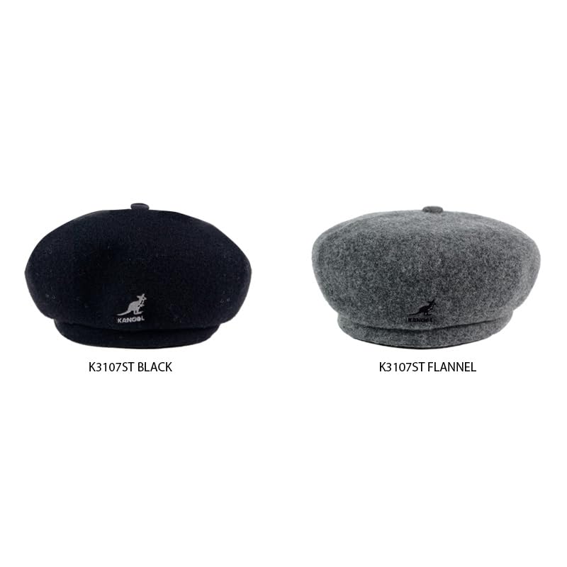 [Kangol] WOOL JAX BERET K3107ST FLANELL HERREN (XL)