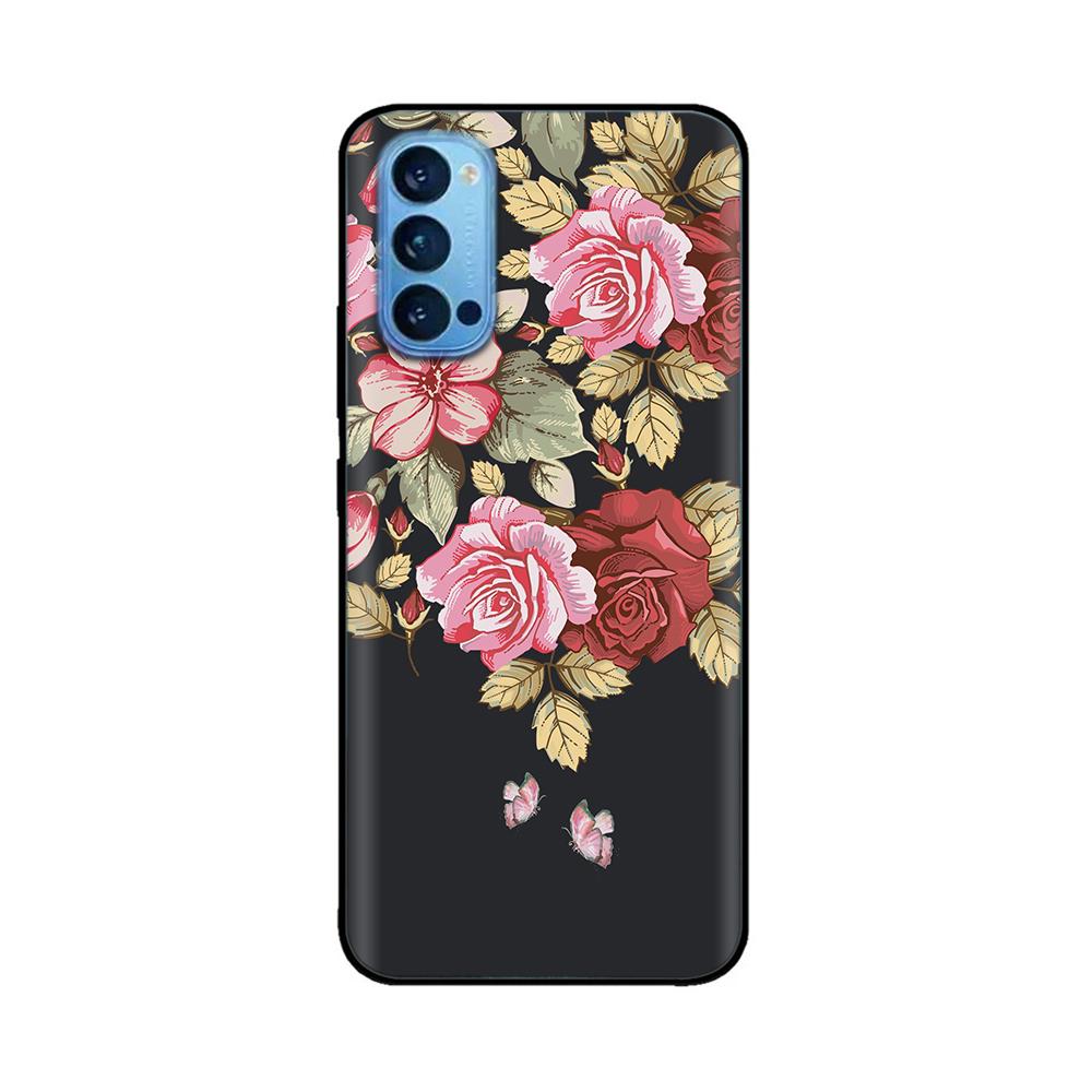For Oppo Reno4 Pro 5G Case Soft TPU Black Silicone Phone Back Cover for OPPO Reno 4 Reno4 Pro 5G 4G Case Funda Coque Bumper Capa