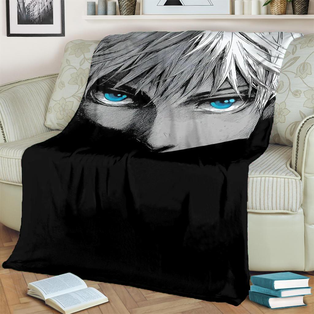 Jujutsu Kaisen Cozy Blanket Warm Flannel for Bedrooms, Sofas, Beds, Chairs, Picnics, Travel