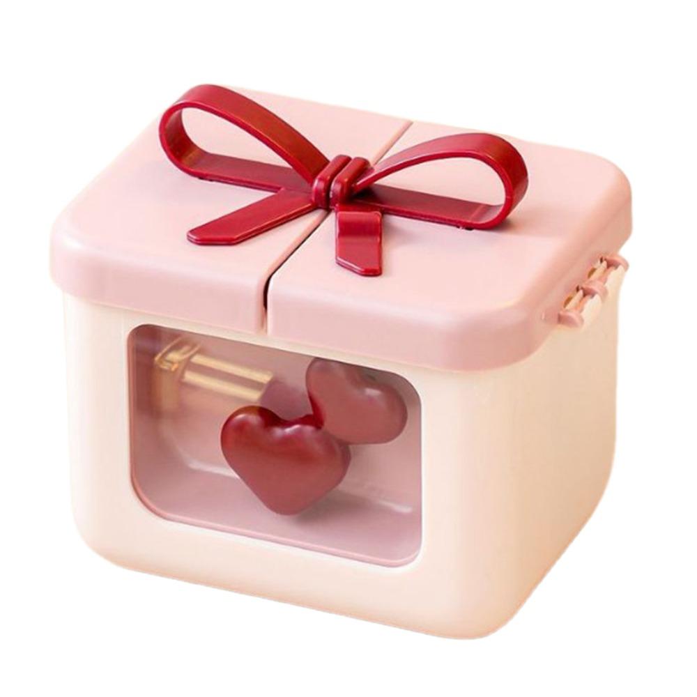 

Dust-Proof Cosmetic Storage Organizer Bow Desktop Ornaments New Cosmetic Storage Container