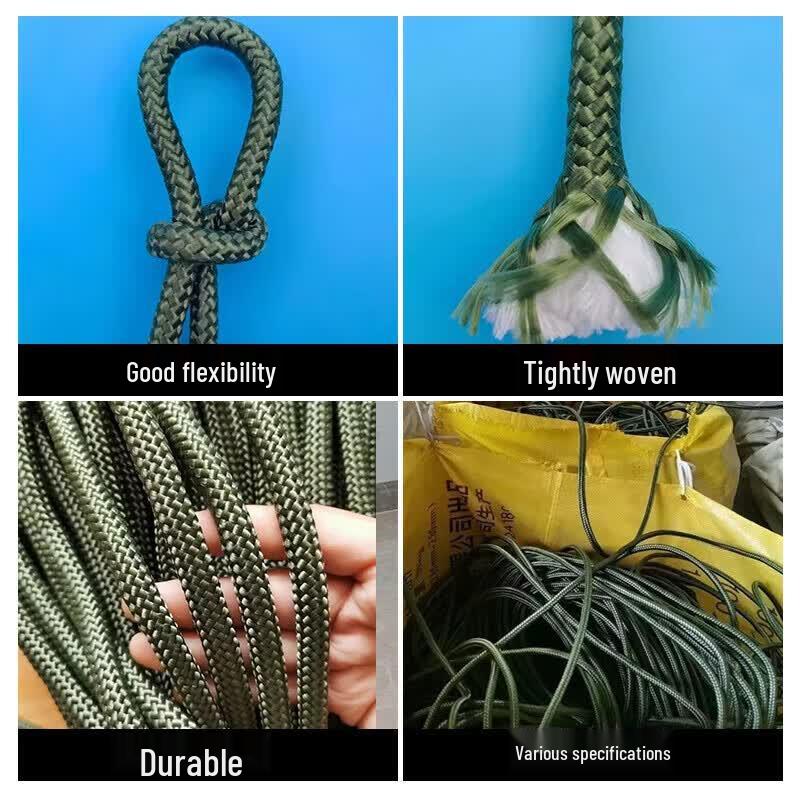 Green Nylon Hauling Rope