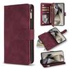 Wallet Multi-card Zipper Kickstand Magnetic Flip Leather Case For Samsung Galaxy S26 S25 S24 Ultra S23 FE S22 Plus A14 A15 A53 A54 A55