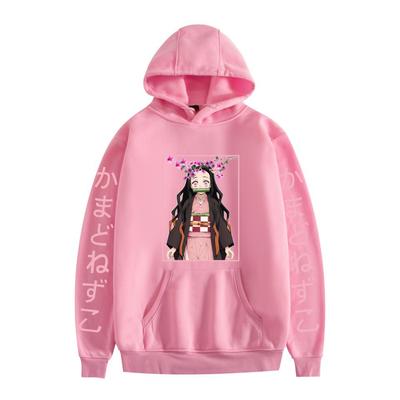 Kimetsu Hiçbir Yaiba Demon Slayer Hoodies Anime Kamado Nezuko Grafik Baskı Harajuku Hoodie Unisex Y2k Giyim Sudadera