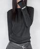 Leondeondada Label Incision Long Sleeve T-Shirt, Charcoal