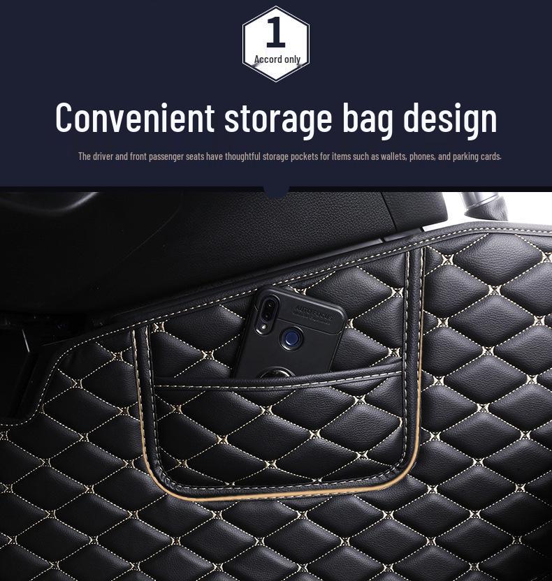 Full Surround Floor Mats for 10th Gen Accord, Compatible with 8th & 9th Gen Accord Models