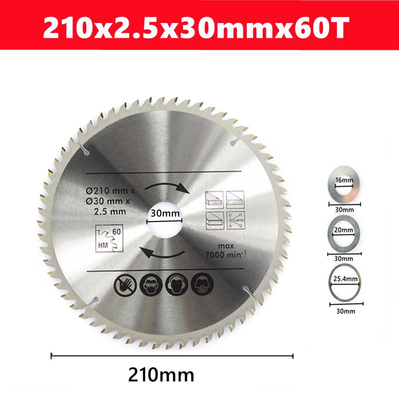 TCT 210mm woodworking saw blade 24T/48T/60T/80T,Wood Cutting Disc Carbide Tipped TCT Saw Blade Woodworking Tools