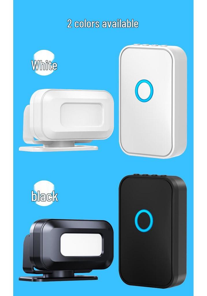 Rechargeable Infrared Doorbell with Voice Welcome Sensor