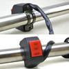 Universeller Motorradlenker LED-Lichtschalter 3 Drähte Scheinwerfer Ein/Aus-Steuertaste