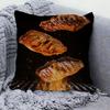 Bbq Grilled Steak Barbecue Pillow Cover For Bedroom Room And Living Room Sofa Decorative Cushion Cover