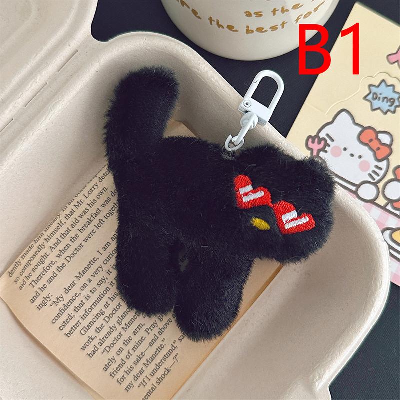 

Милые забавные плюшевые солнцезащитные очки, кукла-кошка, брелок, кавайный мультяшный рюкзак, брелок, игрушки, подарки на день рождения
