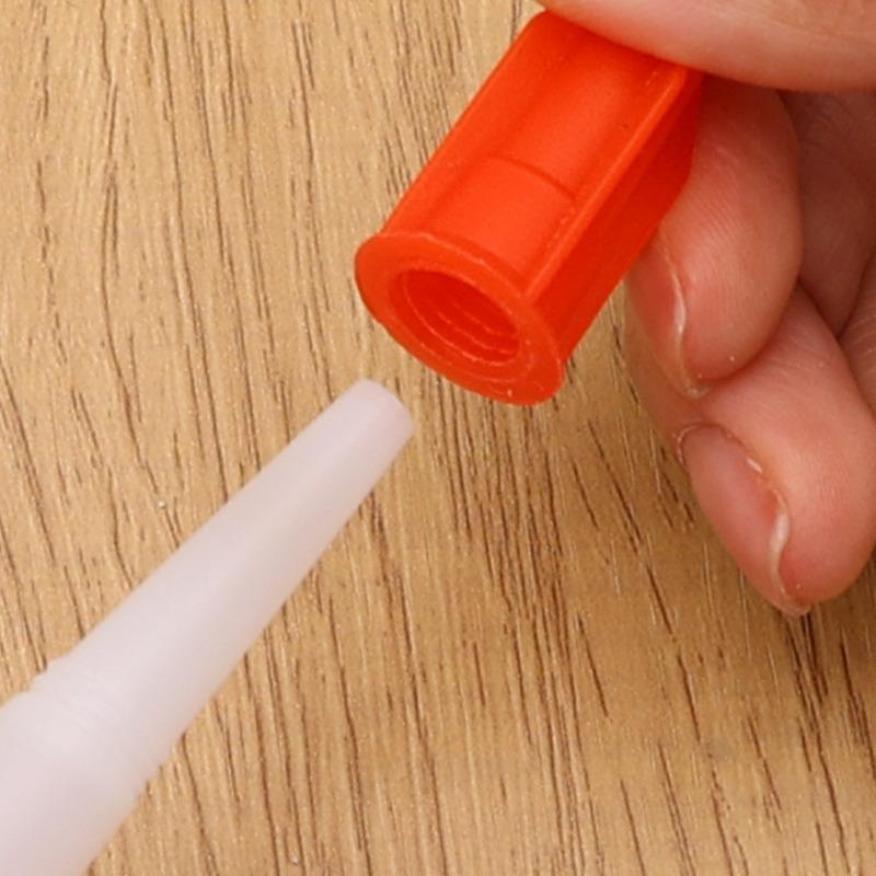 10/50pcs Plastic Universal Caulking Gun Pipes Nozzles Mastic Cartridge Spare Nozzles Screw Cover Cap Household Sealant Tool
