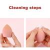 4ks/sáček Fashion Make Up Blender Kosmetická houbička na make-up nafouknutý make-up podkladový prášek houba Beauty Tool Příslušenství k make-upu