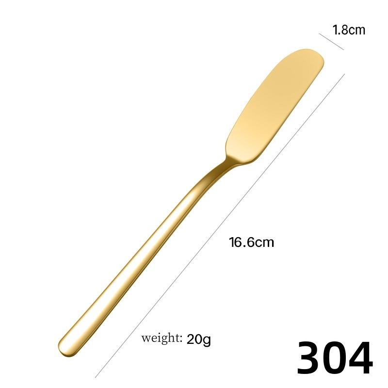 Stainless Steel Butter Spatula Cheese Dessert Jam Spatulas Cream Cutlery Marmalade Toast Bread Spatulas Butter Spreader