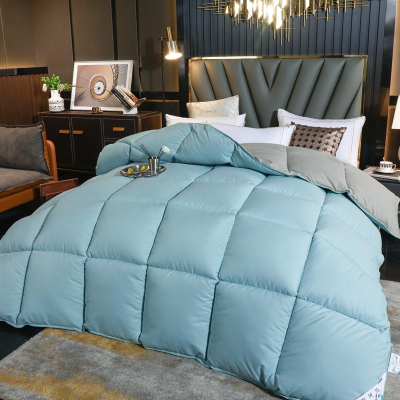 Hotel Luxury Microfiber Quilt - Thick Warm Winter & Spring/Autumn Comforter for All Seasons