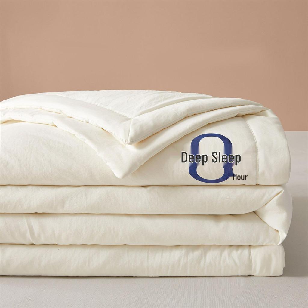 Class A Raw Cotton & Baby-Grade Soybean Fiber Summer Quilt - Ideal for Dormitory, Home Use, Air-Conditioned Rooms, Gifts