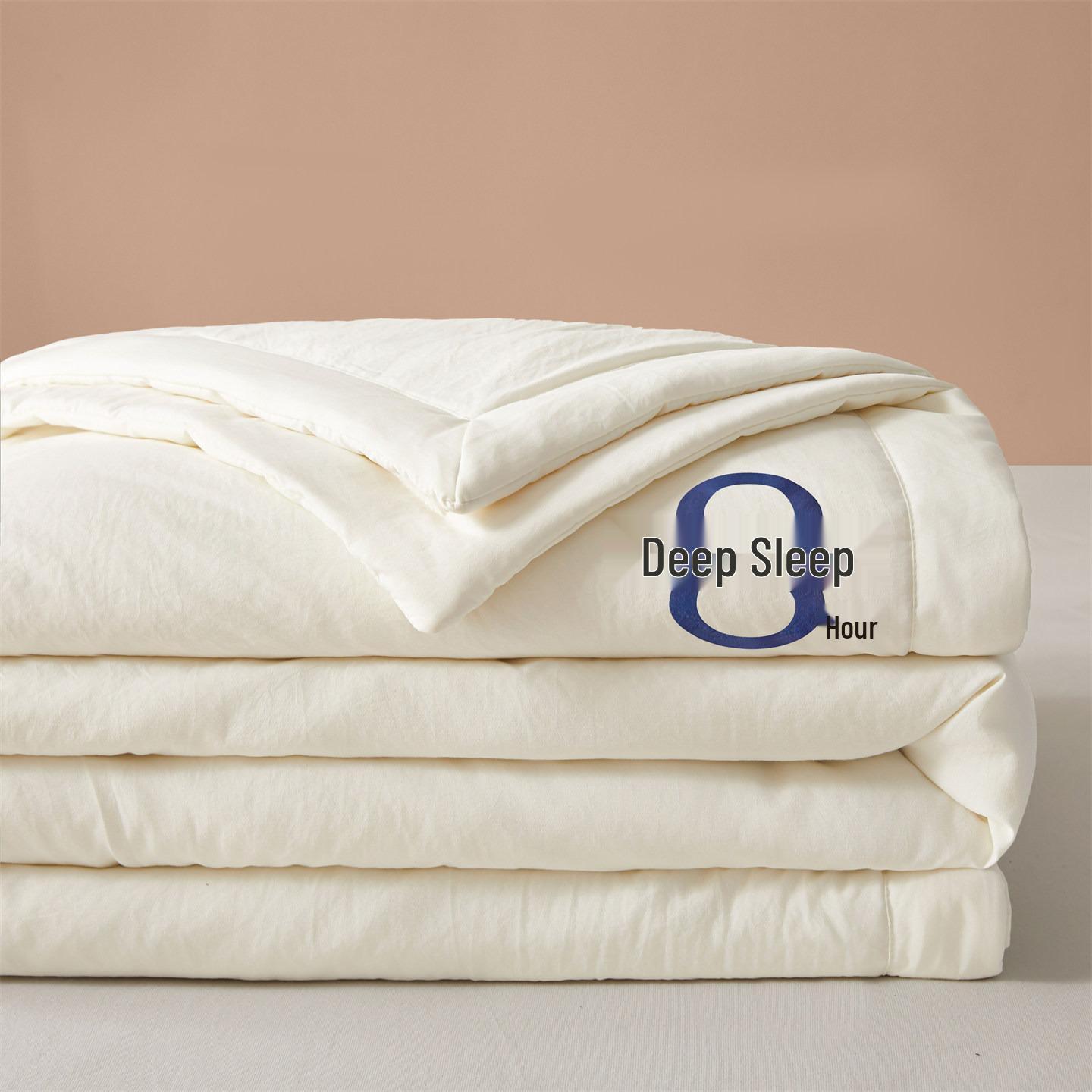 

Class A Raw Cotton & Baby-Grade Soybean Fiber Summer Quilt - Ideal for Dormitory, Home Use, Air-Conditioned Rooms, Gifts 100x150cm Summer Quilt