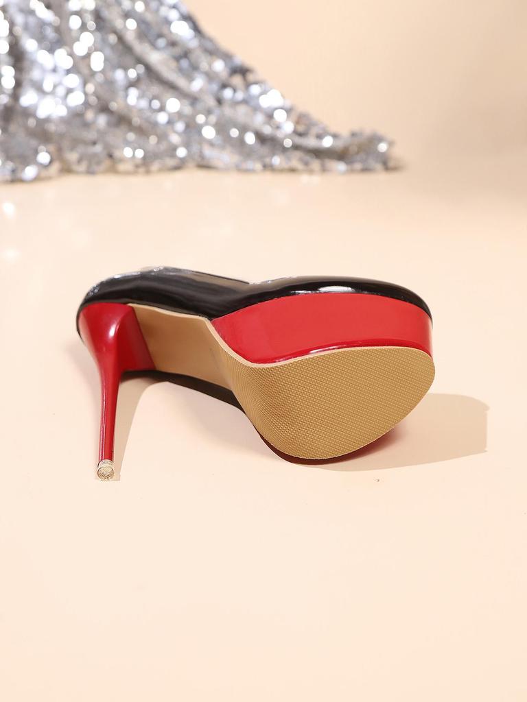 European & American Style Pointed Toe Stiletto Heels - Spring & Autumn Women's Plus Size High Heels