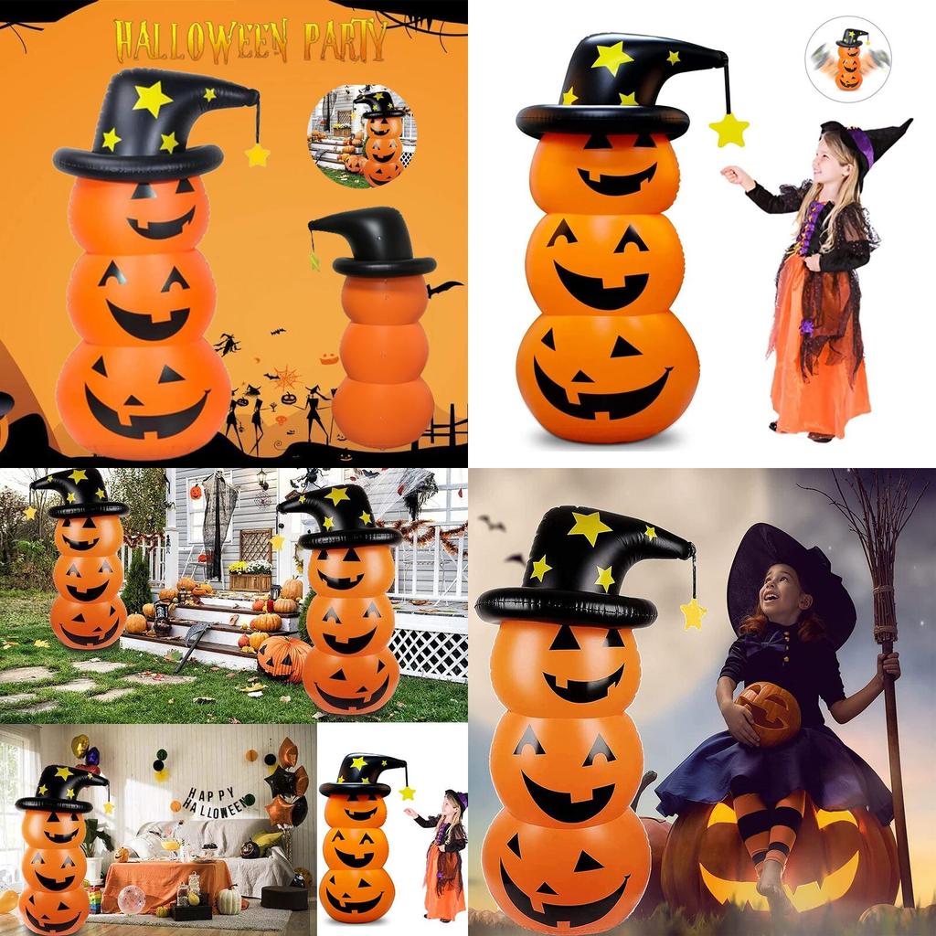 Premium Eco-friendly Inflatable Pumpkin Tumbler For Halloween Decor