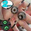 2pcs Luminous Sun Moon Braided Bracelets for Lovers Adjustable Couple Bracelets Fashion Valentine's Day Jewelry Girlfriend Gifts