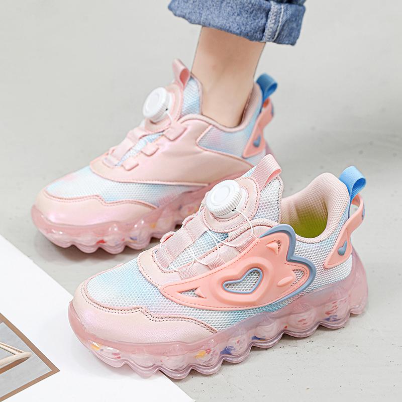 27-38 Kinder Plus Size Leichte und modische Freizeitsportschuhe Mädchen Outdoor-Sport-Laufschuhe