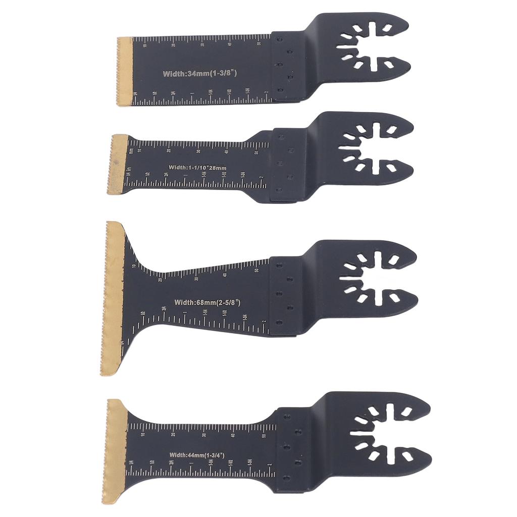6 ks Oscilačních pilových listů Univerzální Rychloupínací Sada Nástrojového Příslušenství na Dřevo Kov Plast
