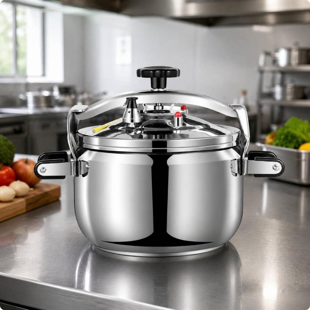 304 Stainless Steel Pressure Cooker Non-Electric with Locking