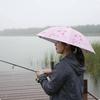Chapéu Guarda-Chuva de Dupla Aba Portátil Equipamento para Clima à Prova de Vento para Uso ao Ar Livre, Pescadores