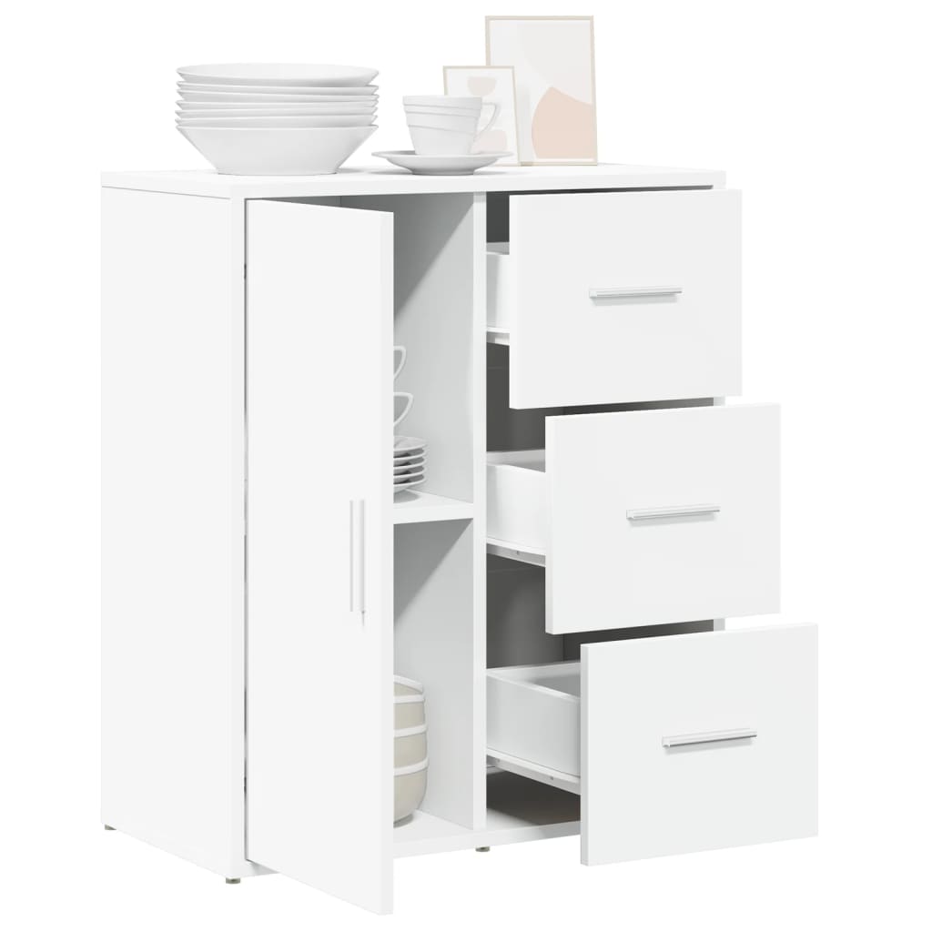 Vidaxl Cabinet, White, 60X31X70 Cm, Wood-Based Material
