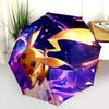 Pikachu and Eevee  pattern, automatic folding umbrella, portable and foldable design, 8 ribs, a Christmas or birthday gift.