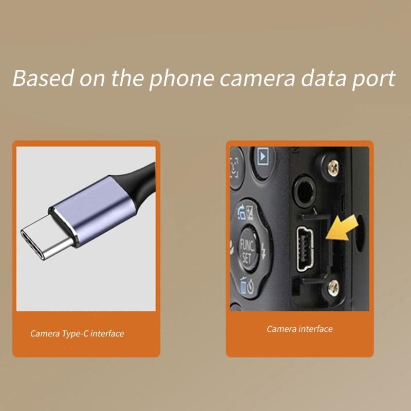 High Speed USB C To USB Charging Cable, Type C Male To USB Male Sync Cable for Camera