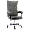 Day and Night - Day and Night Anthracite Gray Faux Leather Office Chair