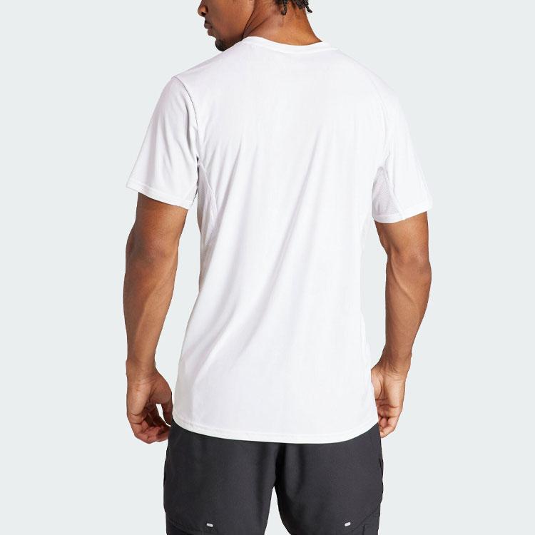 adidas Adizero Essentials Running Tee Men Tops White IN1157