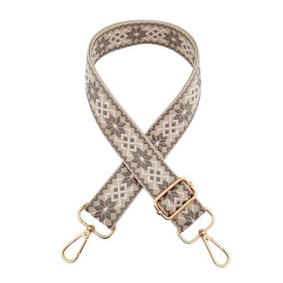 Meilleur Choix Thick Shoulder Strap for Bags (Gold Hardware, BeigeGray)