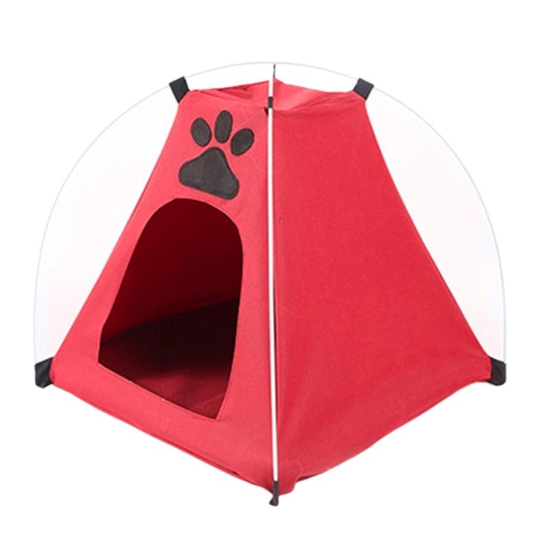 Cats Relaxation Cooling Tent Pet Shelter House Resting Tent Pet Cats Sleep Tent Small Pet Outdoor House for Camping