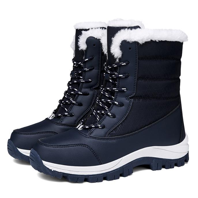 2025 Women's High-Top Snow Boots - Spring/Winter Cotton Shoes