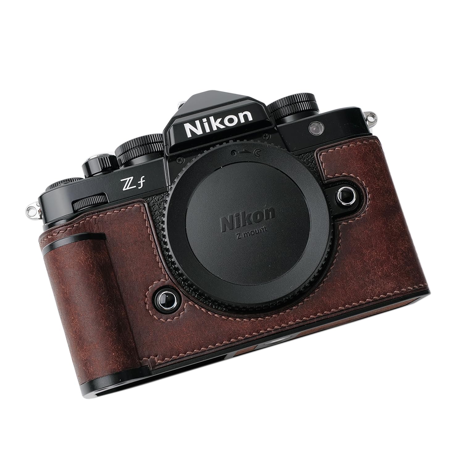 

Compatible with Nikon this genuine leather camera is handmade by It features a design with a grained cowhide leather metal base and handle Zf,