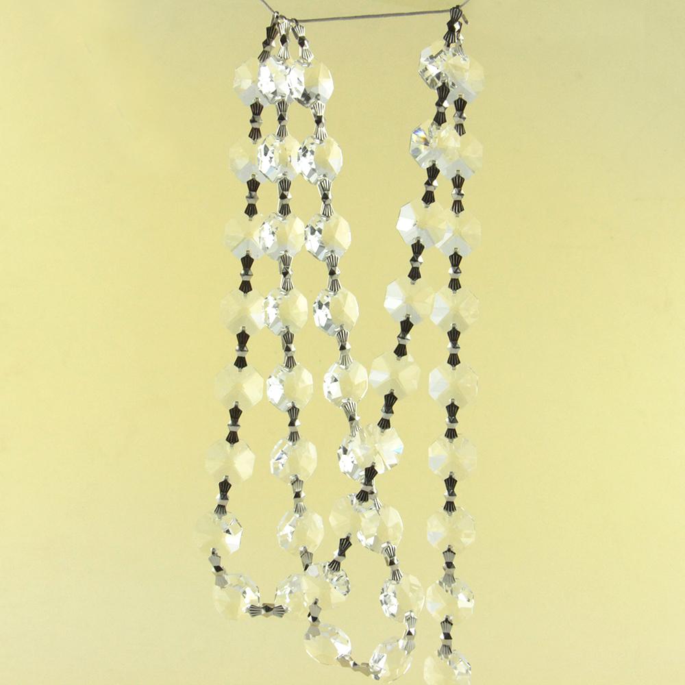 

14Mm 10 Meters Garland Diamond Strand Glass Crystal Bead Wedding Party Decoration Crystal Garland Crystal Garland