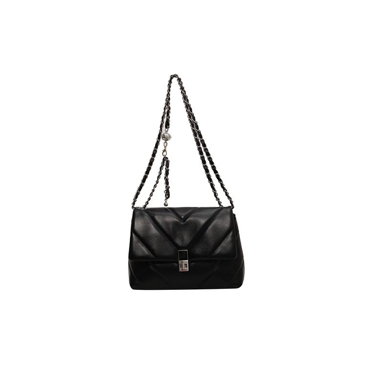 New JANE KLAIN PU Shoulder Bag Regular Women's White/Black JK-BA1606