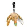 Plush Bag Tag Science Theme Bag Charm Stuffed Claw Shaped Keychain for Backpacks Wallets Car Keys Gifts for Book Fans