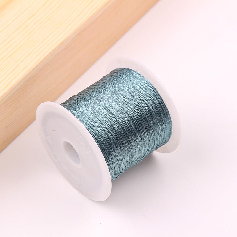 Boting Feines Nylon Eisseide Quastenfaden für Handgemachte Stickerei