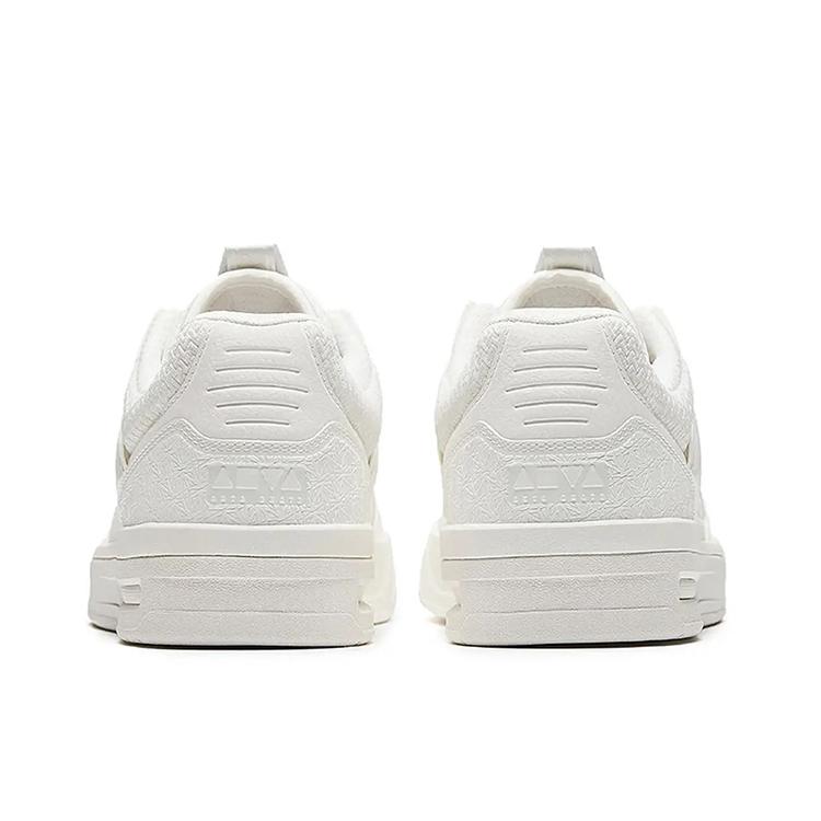 Anta Coverage Slip Resistant And Abrasion Resistant Low top Stylish Skateboarding Shoes Men's White 112618043-6