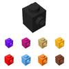 10PCS Puzzle Particle 87087 Modified 1x1 Building Blocks Kit With Stud On Side Bricks Toys Birthday Xmas Gift