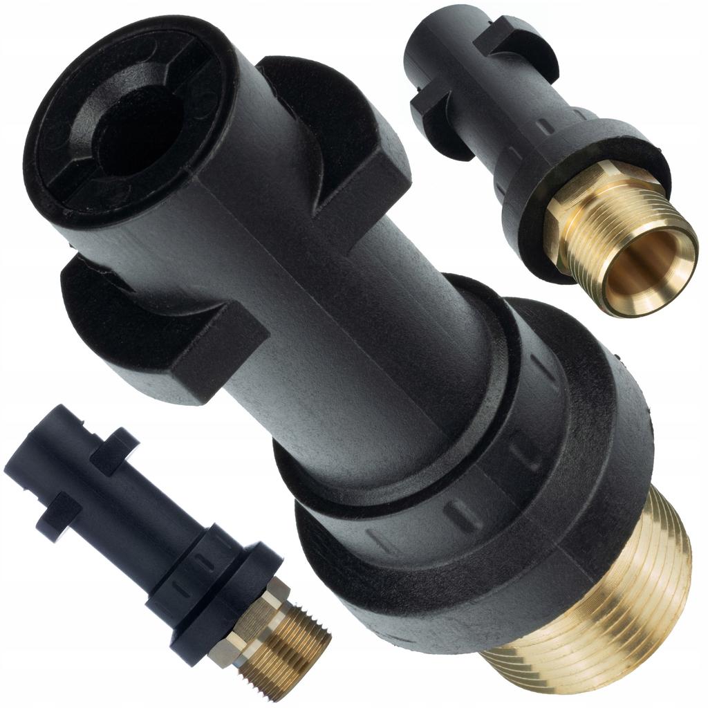 Rosfix Wąż Wysokociśnieniowy 30M – 1/4"" 155bar Z Mosiężną Dyszą I Adapterem Karcher Bayonet | Złącza M22 X 1.5 | 529bar Max | 60°C