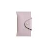 Iliade Palladium Saddle Stud Snap Evercolor Leather Card Holder Women Card Holder Mauve-Pale H084986CK09