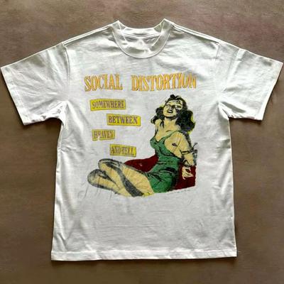 Vintage Social Distortion Band Ringer Band T-shirt Size S To 5XL NZ240 Unisex T-Shirt