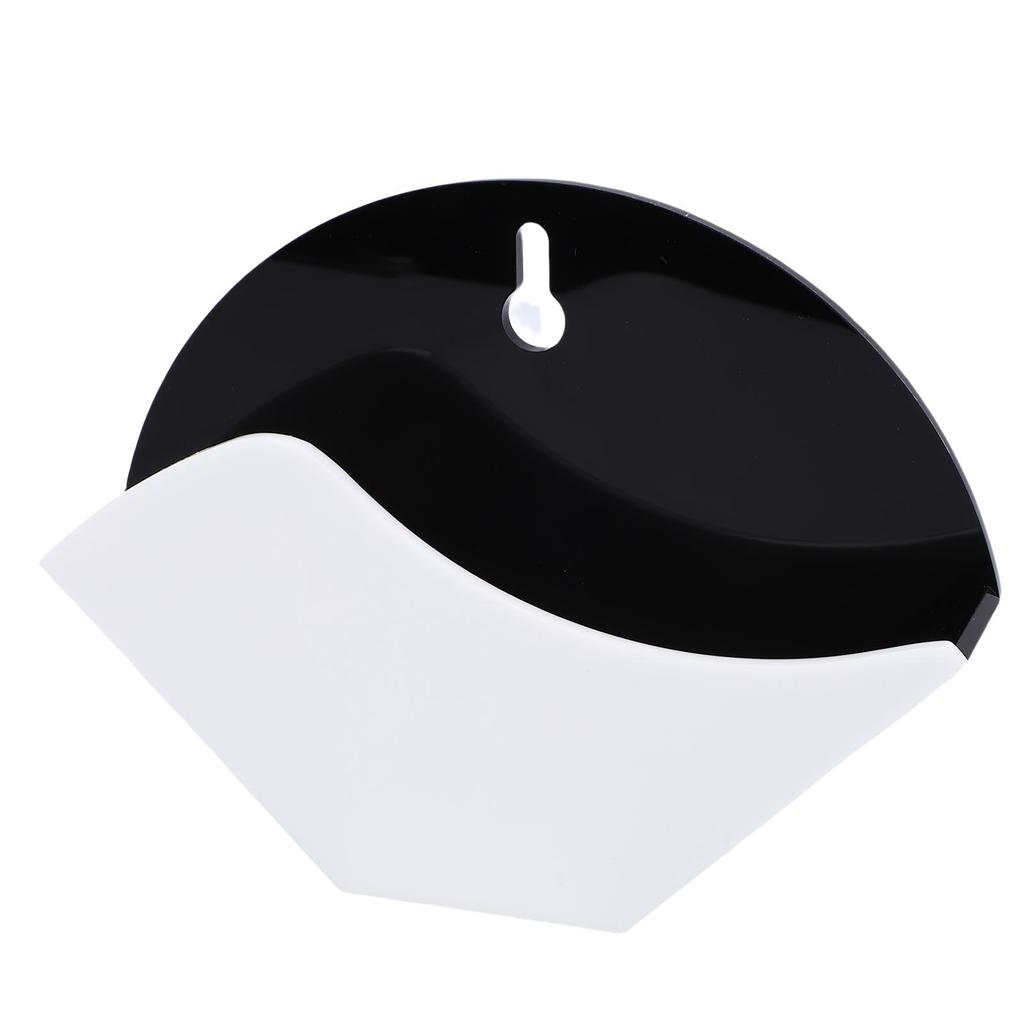 Cone Coffee Filter Holder Stand Anti Fall Sturdy Plastic Wall Mount Coffee Filter Paper Storage Container Dispenser Rack