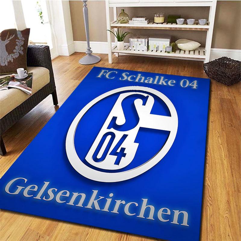 FC Schalke 04 Carpet Rug for Living Room Bedroom Home Sofa Decoration,Kids play Non-slip Floor Mat