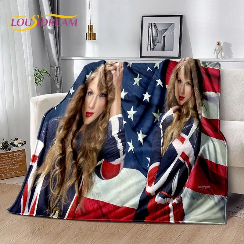 3D Taylor-r Singer T-Swizzle Decke, Weiche Überwurfdecke für Zuhause Schlafzimmer Bett Sofa Picknick Reise Büro Abdeckung Kindergeschenk Geschenk