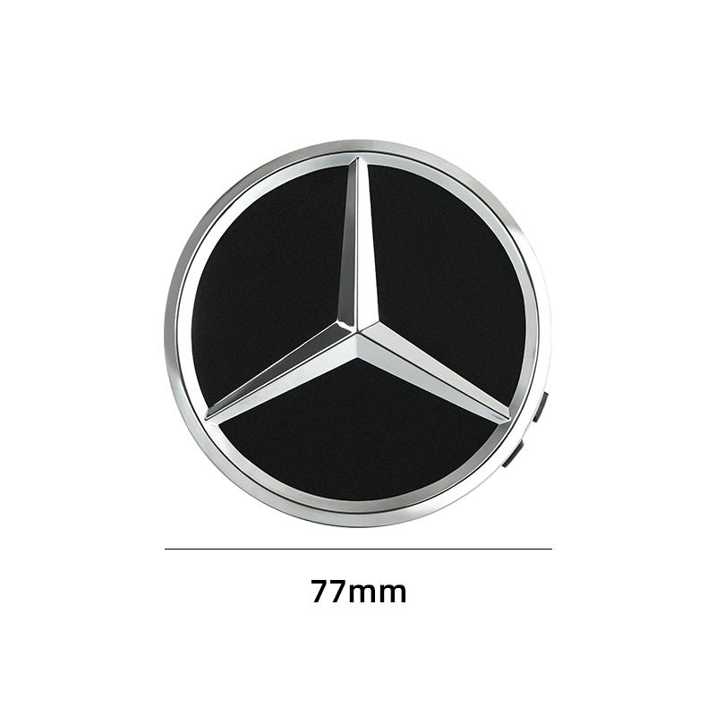 For AMG 4pcs 75MM Car Wheel Center Hub Caps Covers Mercedes Benz GLE GLK SLK CLA CLK W203 W204 W205 W209 W210 W211 accessories QM2