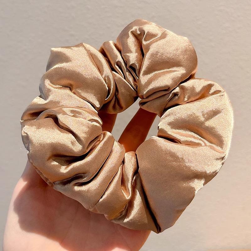 Liu Yifei Style Satin Silk Scrunchie: Large Hair Tie Accessory